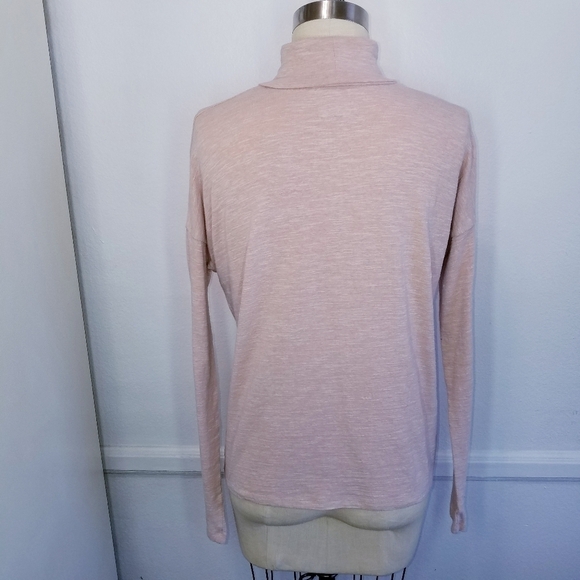 🌸 Madewell | Pink‎ Cotton Slub Turtleneck XS - Picture 7 of 11